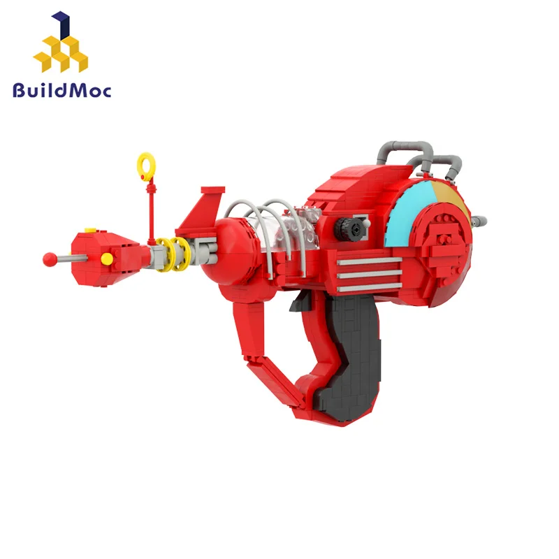 BuildMoc Militāro Ray-Ieroči Ierocis Modelis Komplekti Lāzeru Lielgabals, Celtniecības Bloki Iestatīt Spēļu Sērijas Ķieģeļu Rotaļlietas Bērniem Dzimšanas Dienas Dāvanas