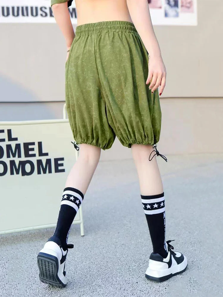 Masss Wasss 2023 Korejiešu Stilā Sievietēm Vasaras Modes Panku Bikses Vaļīgas, Rāvējslēdzēji Bikses Dāmas Luksusa Gadījuma Elastīgs Vintage Bikses