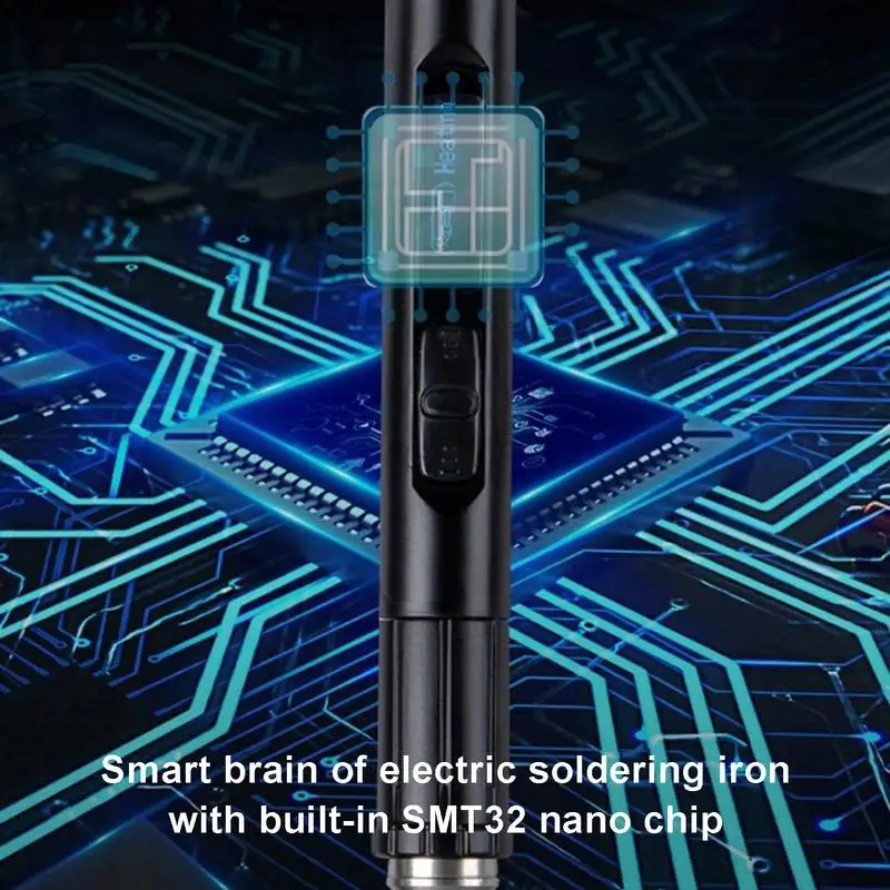 Smart lodāmurs Komplekts Nerūsējošā Tērauda Uzlādējams lodāmurs Komplekts Portatīvo lodāmurs Komplektu Smart Termostats LED