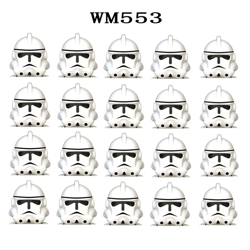 Storm trooper Celtniecības Bloki 20pcs/set clone trooper Ķieģeļi Attēls figūriņas WM6036 ķieģeļu lelle montāža rotaļlietas WM553 wm556 wm557
